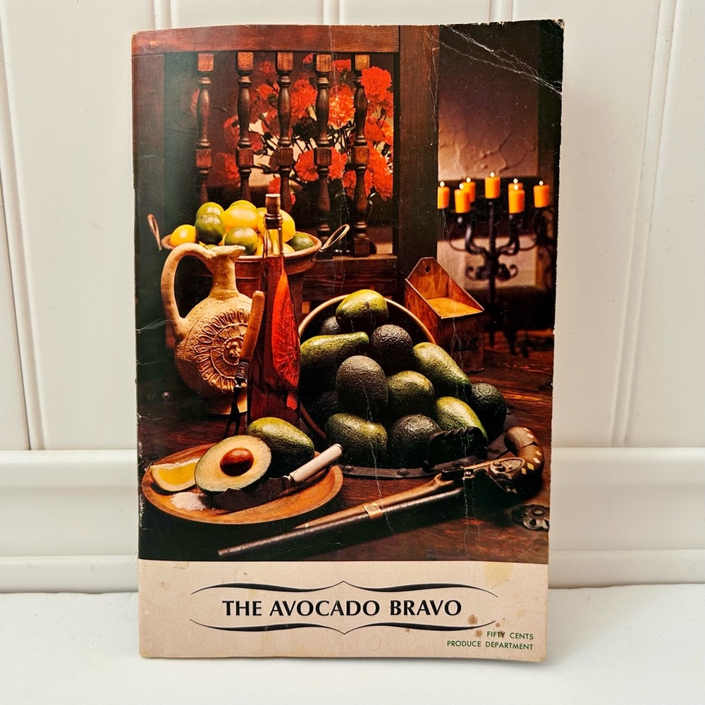 The Avocado Bravo Vintage 70s Recipe Booklet